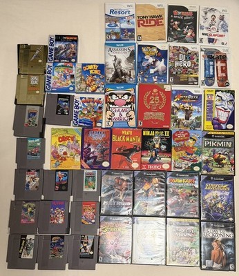 Nintendo Bundle - Various Games  (Sold as Bundle) Wii /U GameCube NES Gameboy