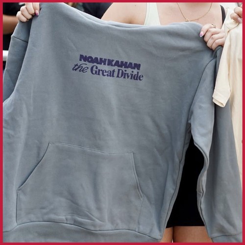 Noah Kahan Hoodie The Great Divide 2026 North American Tour Reprint Gildan
