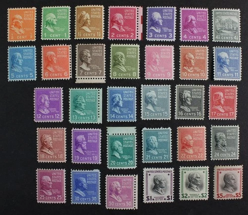 CKStamps: US Stamps Collection Scott#803-834 Mint 31NH OG #809 Gum Bend