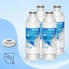 4 Pack Fit For Samsung DA97-17376B HAF-QIN/EXP Refrigerator Water Filter Icepure