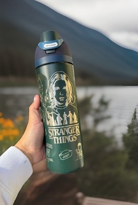 Stranger Things Owala FreeSip 24oz Custom Laser Engraved Bottle Stainless Steel