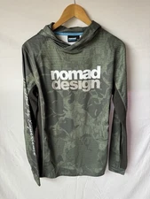 NOMAD DESIGN Size S HOODED TECH FISHING SHIRT