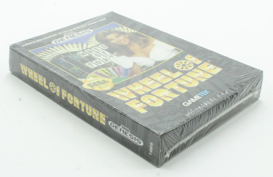 Wheel Of Fortune (Cardboard Box) Sega Genesis - Sealed V-Overlap - 1992 - Image 3 of 4