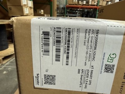 APC Smart-UPS X SMX2000RMLV2U UPS System new unopened box