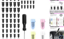 2026 Upgraded 60PCS Screw in Tire Plugs,Self-Service Tire Plugs Kit with