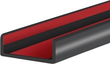 Rubber Edge Trim, 1-3/4 inches Self-Adhesive U Channel Edge Protector for Woods,