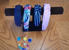 4 Knotted Headbands 3 Smile Hair Clips  Bracelet Hair Accessories Super Cute 