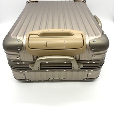 Rimowa Topas Titanium Gold 4-wheels Carry Case Suitcase 923.53 | eBay