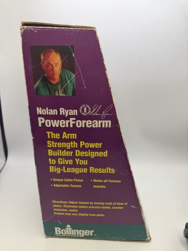 Vintage Nolan Ryan PowerForearm Arm Krafttrainer Bollinger Fitness + Box  - Bild 11 von 13
