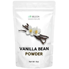 Bourbon Vanilla Bean Powder 4 oz - Pure Vanilla Beans, Additional Flavoring f...