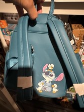 NWT - Disney Loungefly - Stitch With Water Ducklings / Ducks - Mini Backpack