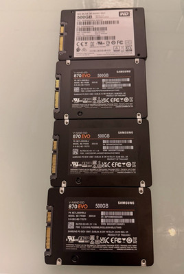 Samsung 870 EVO 500GB 2.5'' SATA III Internal SSD Shock Resistant MZ-77E500B 4x
