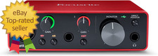 Scarlett Solo 3Rd Gen USB Audio Interface for Guitarists Vocalists Podcasters