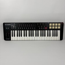 Controlador de teclado MIDI de 49 teclas M-Audio Oxygen probado funcionando USB DAW