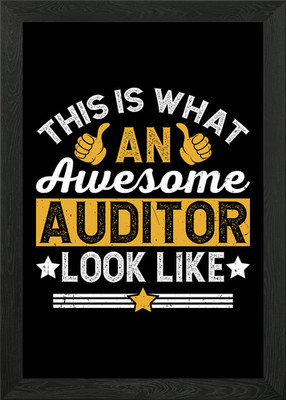 Toller Auditor gerahmtes Wandbild Poster Leinwanddruck Bild