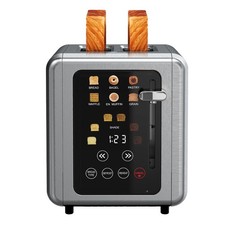 WHALL 2 Slice Touchscreen Toaster Stainless S...