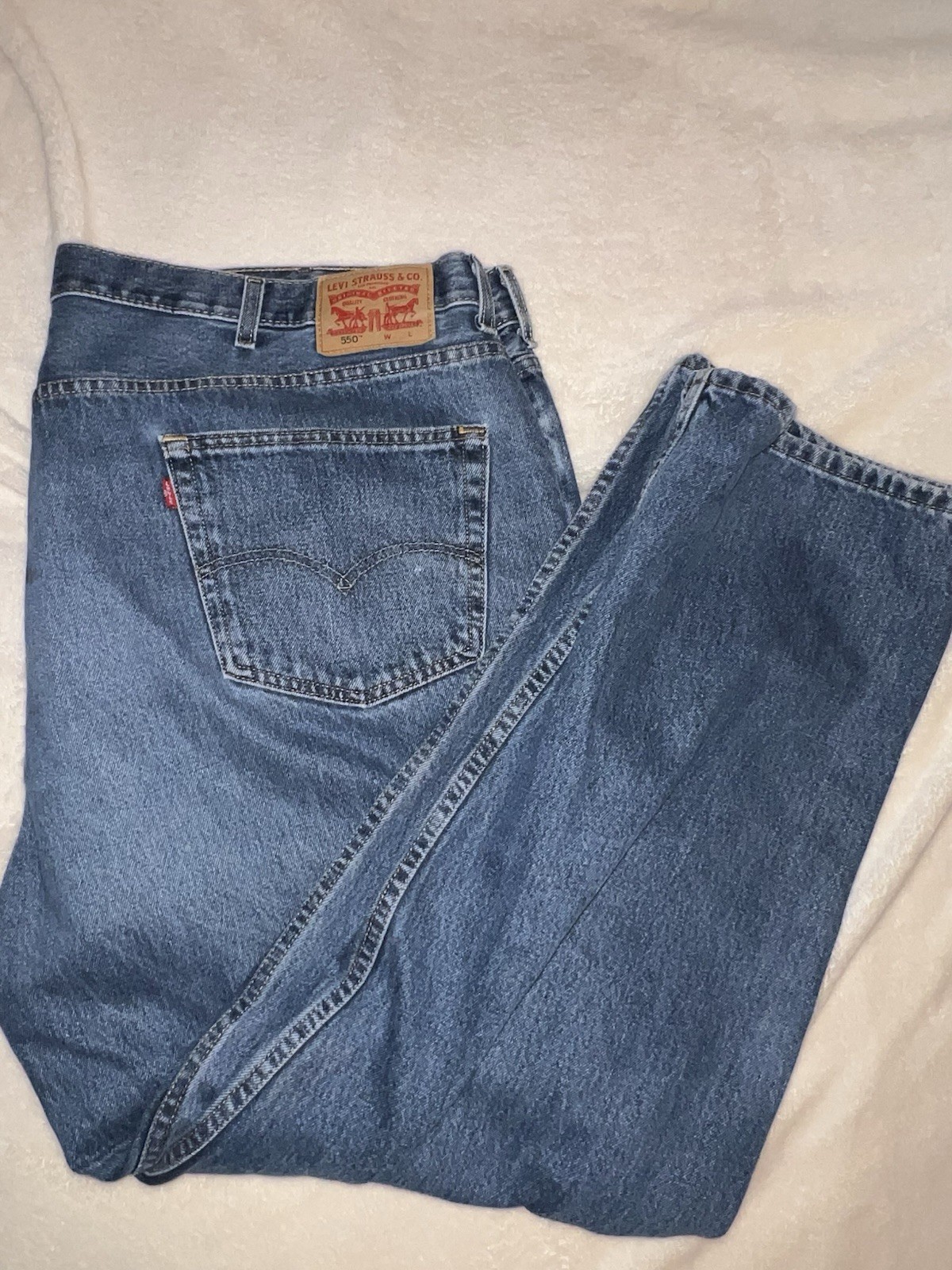 - Stonewash Blue Straight Size 50x32