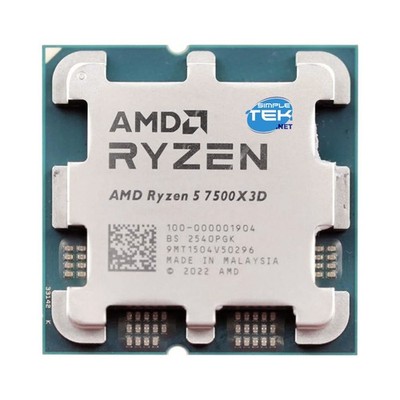 AMD Ryzen 5 7500X3D Prozessor CPU Max 4.50GHz AM5 Bulk Tray Mit Integrierter GPU