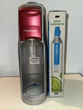 SodaStream A200 Sparkling Water Soda Maker Machine Red/Silver No Drip Tray