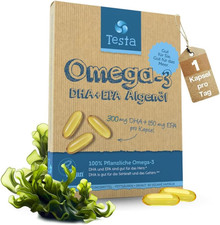 Omega 3 Vegan Algenöl   Hochdosiert 300Mg DH...