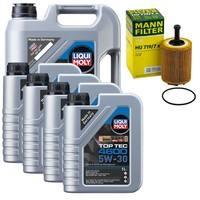 MotoröL Set 4600 5W-30 Liqui Moly 9 Liter + ÖLfilter FüR VW Touareg 2.5 R5 TDI
