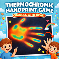 Bogen Thermo Chromatisch Farbwechsel Variation Temperatur 30x20cm Aufkleber