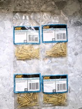 4 Packets of 50-  M3.5 x 30mm BRASS ELECTRICAL SCREWS. Clearance Listing!