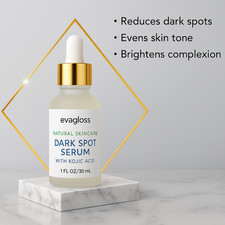Evagloss Natural Skincare Dark Spot Serum with Kojic Acid
