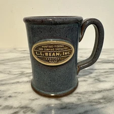 LL Bean Pottery Mug Hand Made Pottery By Sunset Hill Stoneware 16 0z  Excellent!