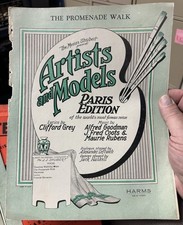 M 1923 Jean Schwartz Sheet Music Artists and Models (Paris Edition) &lsquo;Promenade&rsquo;