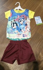 NEW Bluey Size 2T Toddler 2 Piece Shirt And Shorts Set Boys Girls Unisex Cute