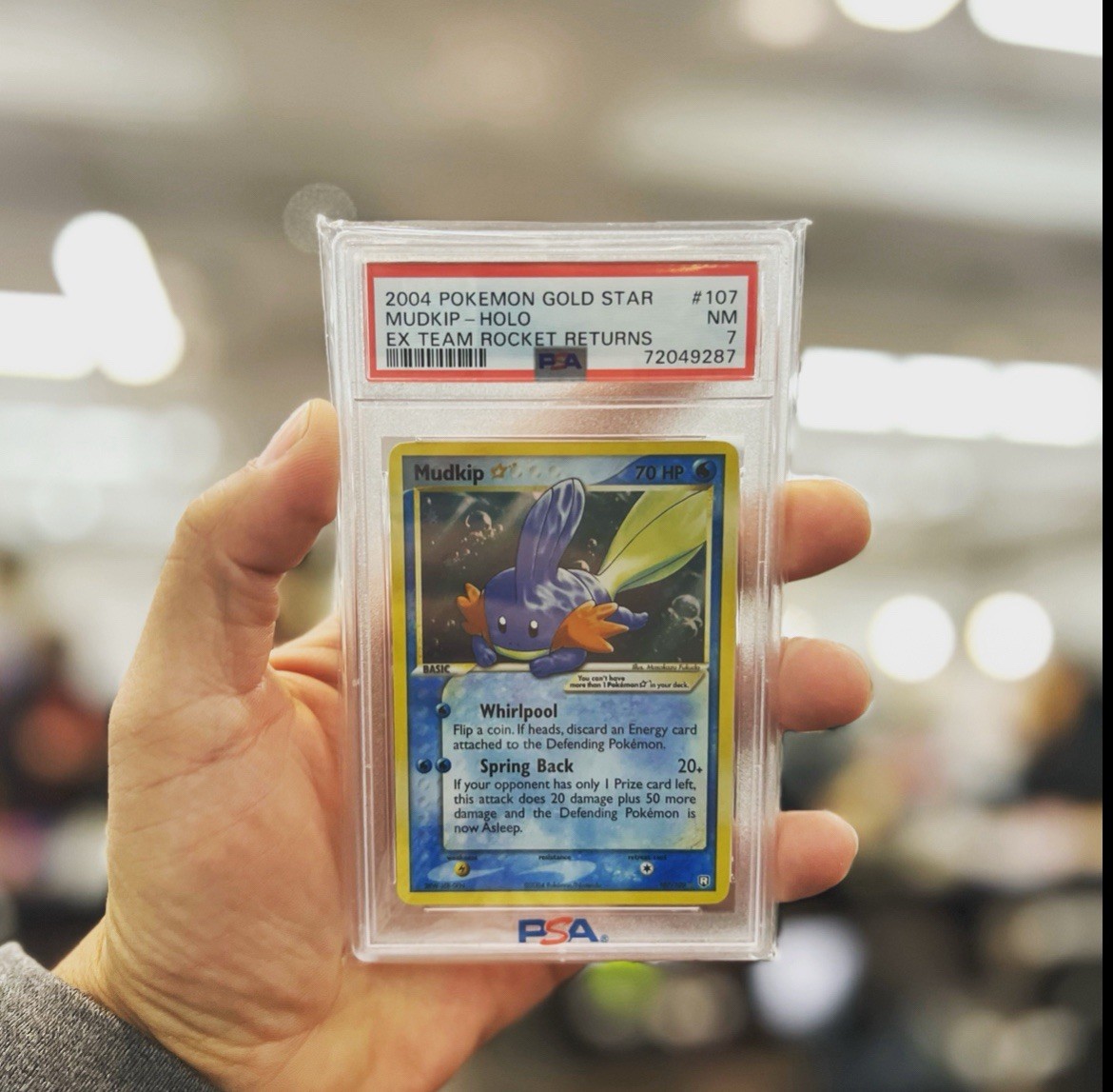 Mudkip Gold Star PSA 7