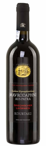 Mavrodaphne Aus Patras P.D.O. Rot 0,75L Kourtaki | SüSser Rotwein Aus Patras-image
