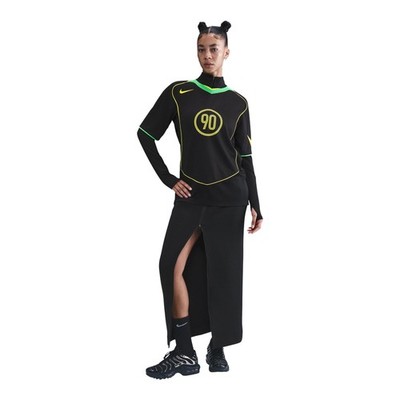 MENS NIKE TOTAL 90 DRI FIT SOCCER JERSEY_BLACK/GREEN SPARK IB4208