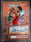 2023-24 Phoenix Amen Thompson Auto Rookie Signs Orange /49 (RC)