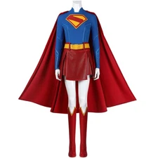 2025 Superman Supergirl Cosplay Costume New Kara Zor-El Jumpsuit Battle Outfit