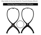 New 12 Piece Wig Stands Set, Portable, Collapsible, Wig Holder, Drying, Photos — photo 7