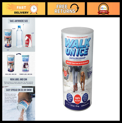 Instant Grip Traction for Snow & Ice - Prevent Slips & Falls, Safe for Kids & Pe