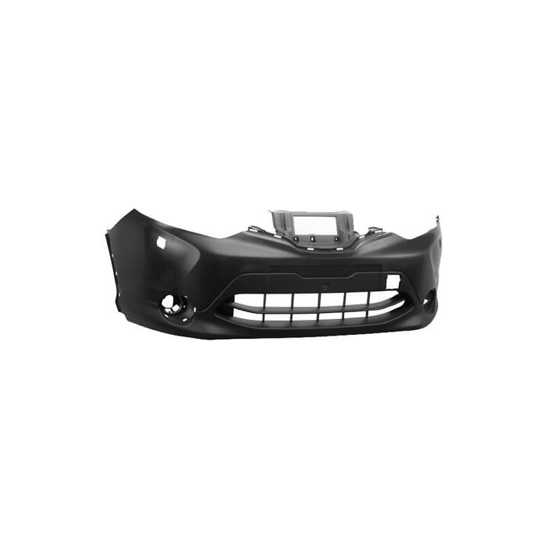 Pare-choc avant Nissan Qashqai 2 2014-2017 noir pour remplacer une carrosserie endommagée