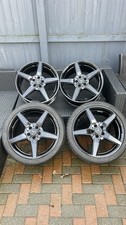 19” Genuine Mercedes CLS AMG Staggered Alloy Wheels: 5x112