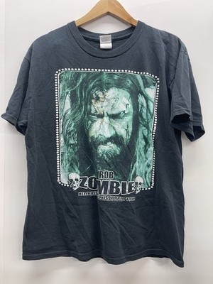 Gildan Rob Zombie Hellbilly Deluxe 2 World Tour Black T-shirt Vintage 2009 Sz L