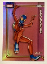 2026 Topps Chrome Marvel Spider-Boy Pink Refractor /250 #160