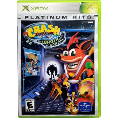 Crash Bandicoot The Wrath Of Cortex Platinum Hits - Microsoft Xbox Pristine
