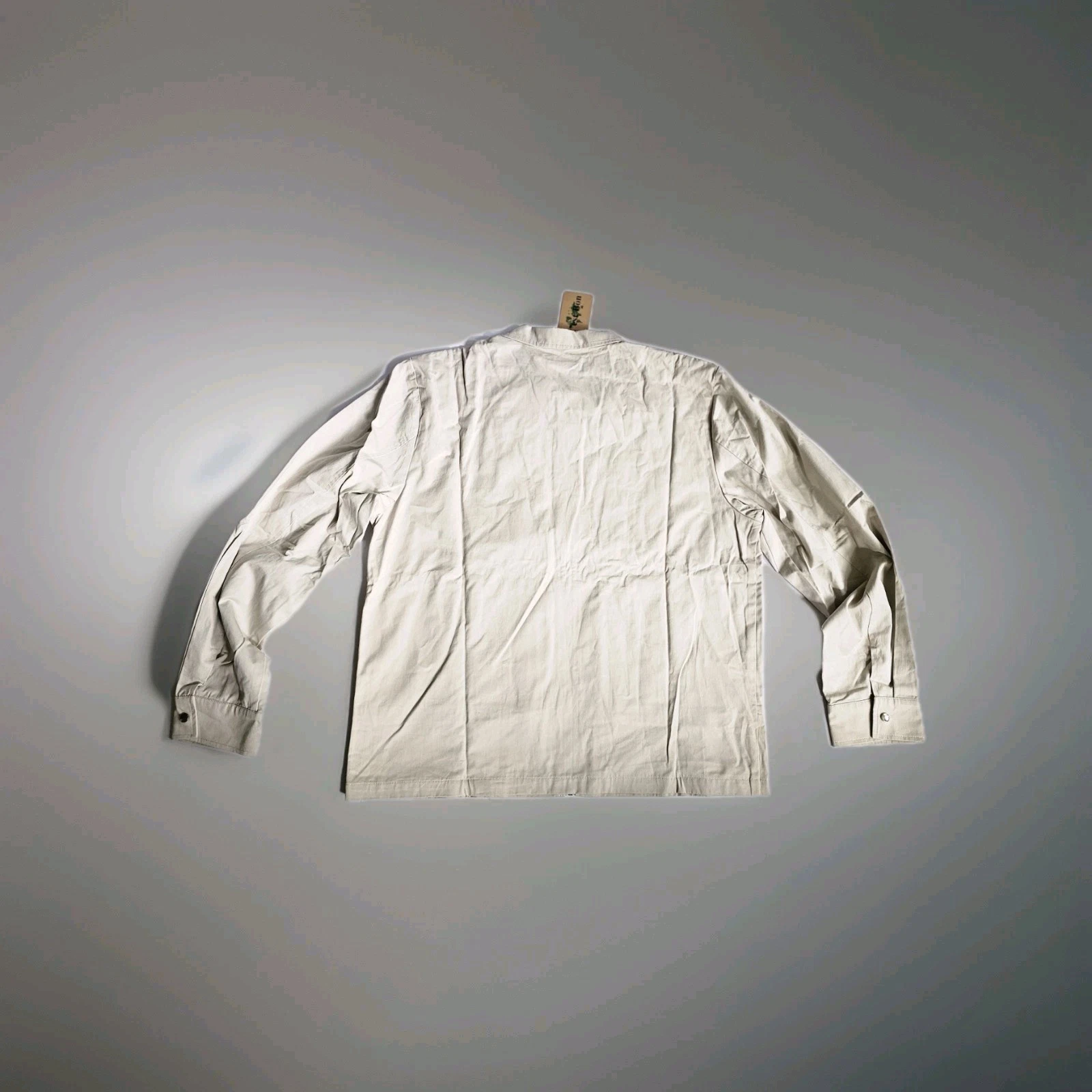 C'est Bon Work Jacket Off White Zip Up Men's SZ XL Urban Mod Work Chore Nwt  image 16