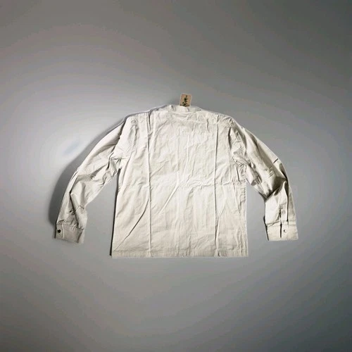 C'est Bon Work Jacket Off White Zip Up Men's SZ XL Urban Mod Work Chore Nwt  image 16