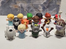 Fisher-Price Little People Mix Lot Of 15 Figures Nativity/Animals/People/Frozen