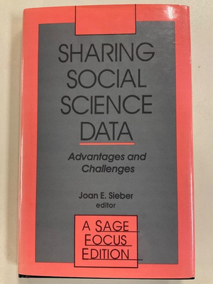 #ad #ad Sharing Social Science Data Advantages and Challenges Sieber HC DJ 1991 Sage $97.95