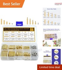 280Pcs Motherboard Standoffs Screws Nuts Kit Brass Stainless Steel Electronic...