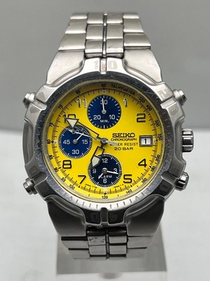 状態良好品 SEIKO 7T32-6K50 イエロー メンズ クォーツ 腕時計 s-l400.jpg