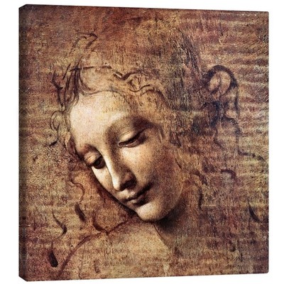 Leinwandbild Die Scapigliata - Leonardo da Vinci